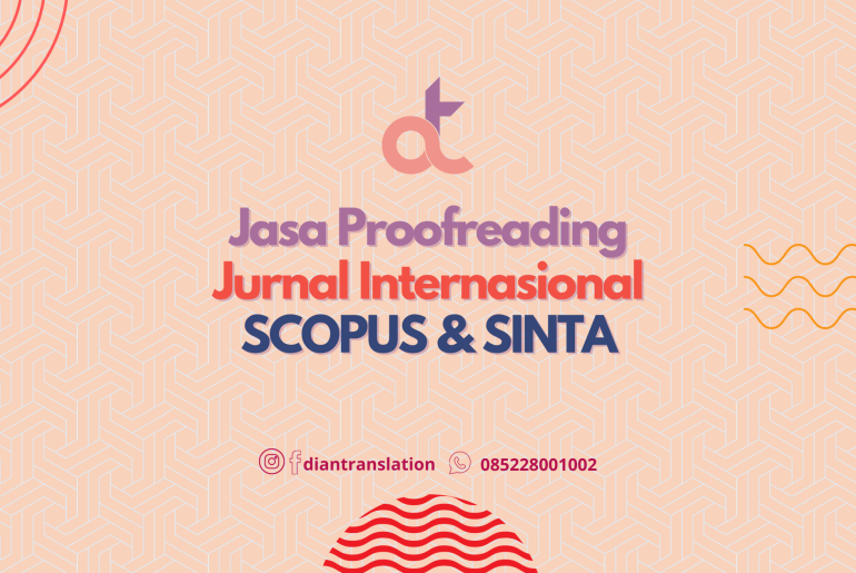 Jasa Proofreading Jurnal Internasional jasa proofreading jurnal internasional scopus sinta