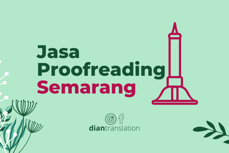 Jasa Proofreading di Semarang