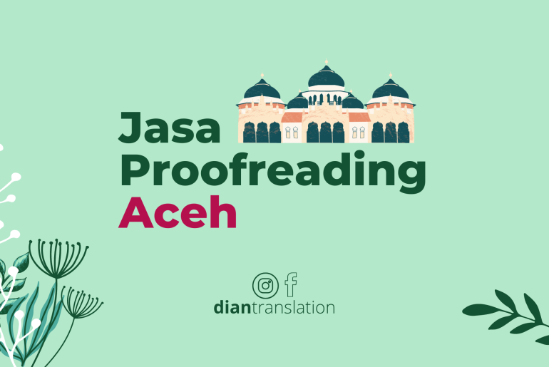 Jasa Proofreading Jurnal Internasional di Aceh Jasa Proofreading di Aceh