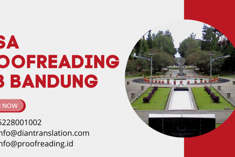 Jasa Proofreading di Institut Teknologi Bandung Jasa proofreading di itb bandung