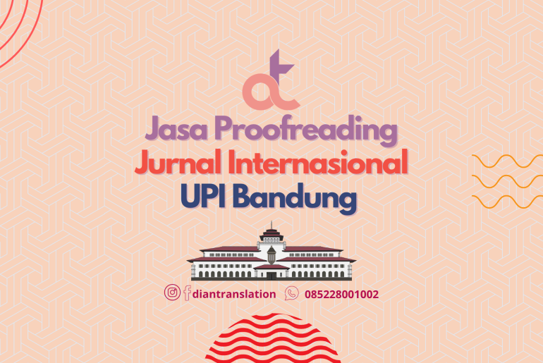 Jasa Proofreading Jurnal di UPI Bandung