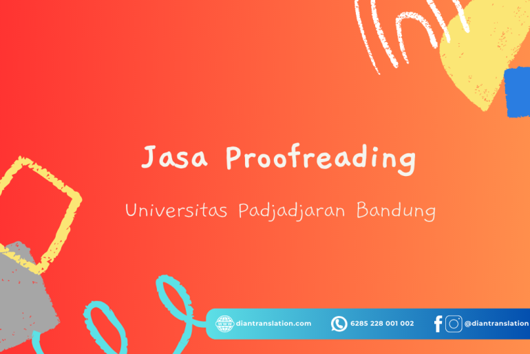 Jasa Proofreading UNPAD Bandung